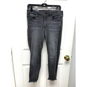 Gap Jeans Charcoal Black Universal Jegging Mid Rise Cropped, Women's Size 10P